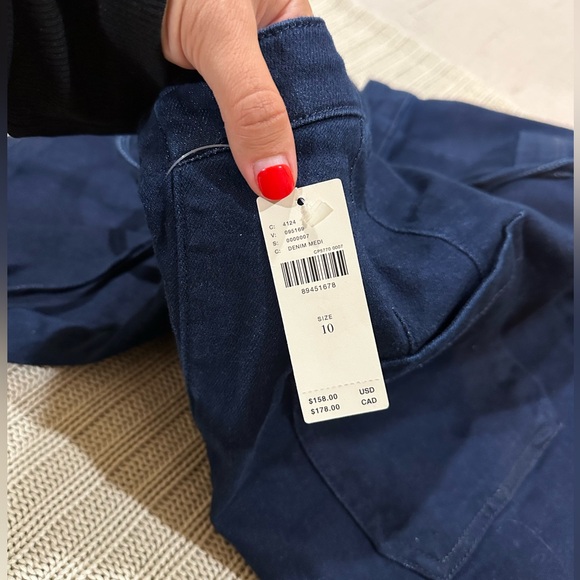 Pilcro Open-Back Denim Jumpsuit - Picture 8 of 9